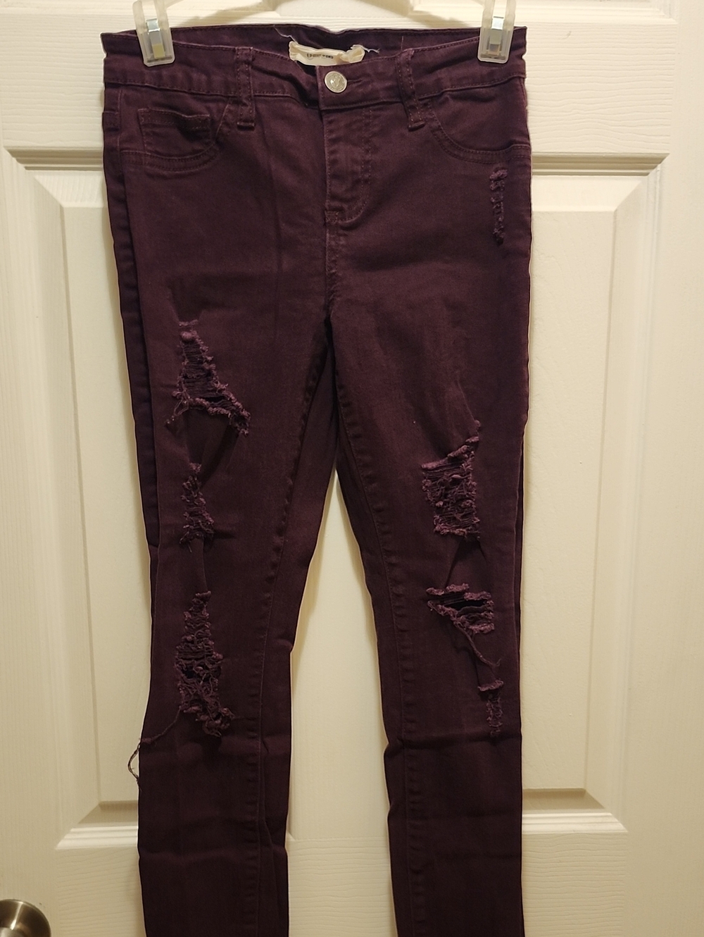 Cello Women's Skinny Jeans in Plum